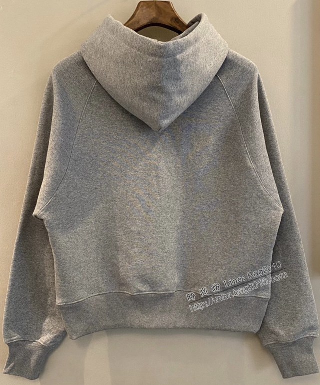 Ami專櫃2023FW新款愛心刺繡插肩連帽衛衣 男女同款 tzy3194